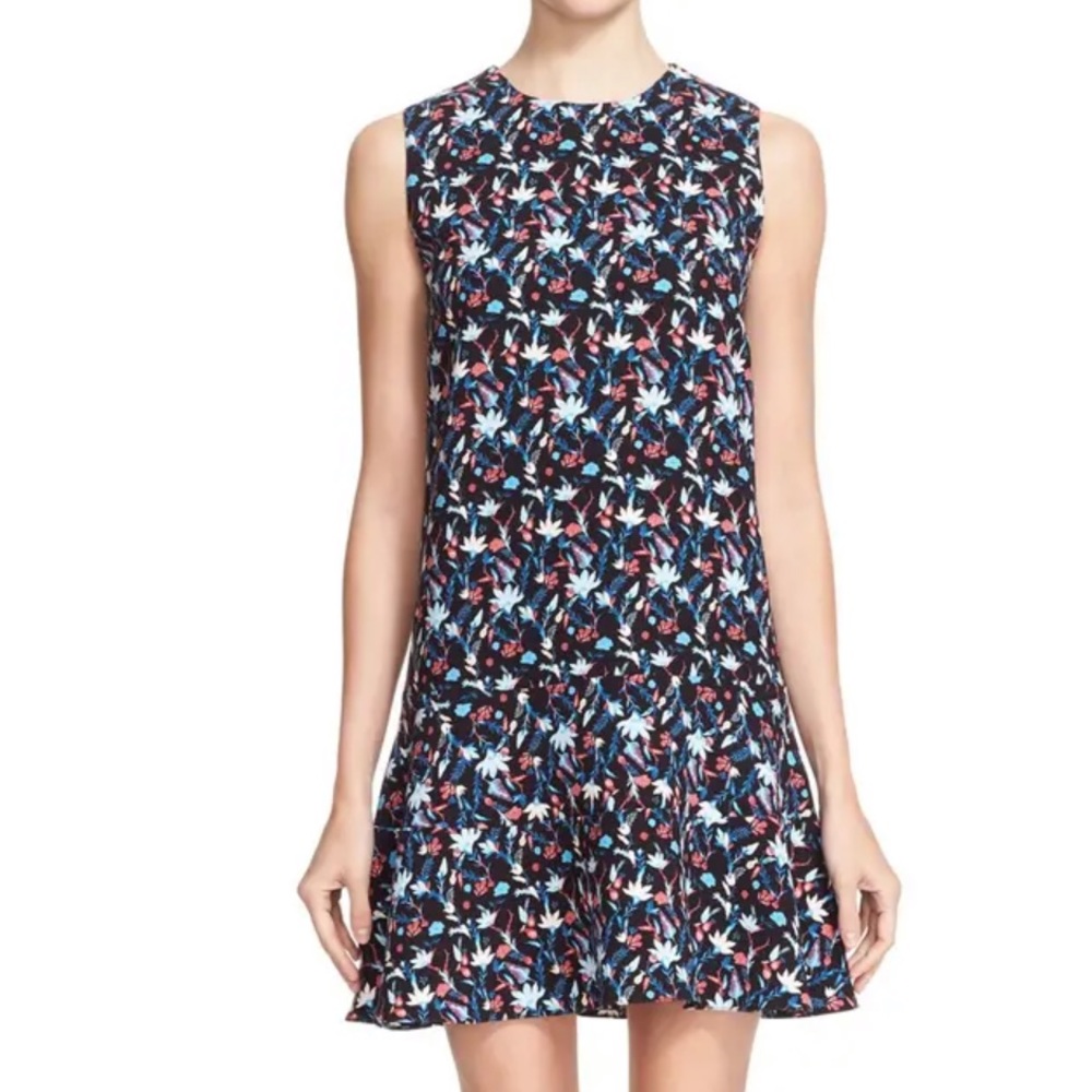 Tanya Taylor Leaf Floral Adalia Dress likenew sz 2
